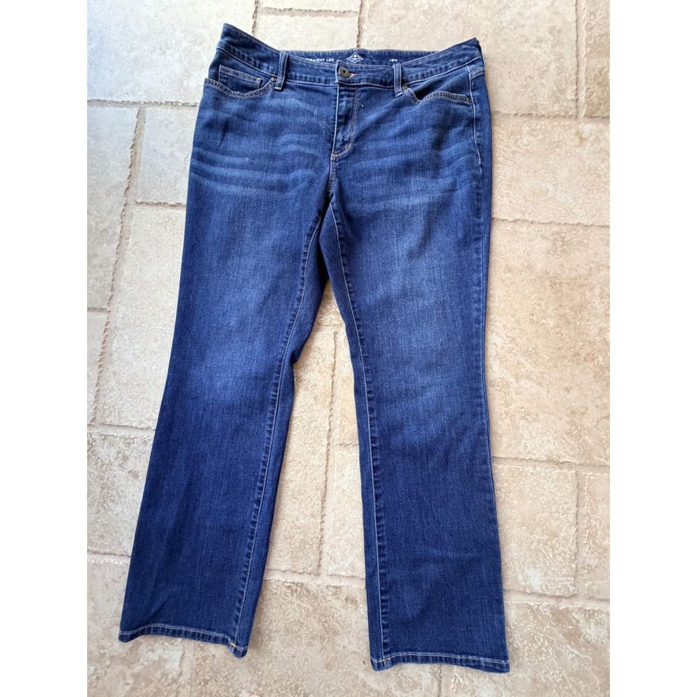 Women's Dark Blue Straight-Leg Jeans
